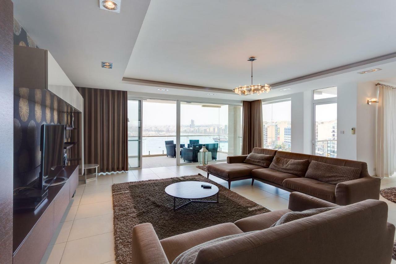 Contemporary, Luxury Apartment With Valletta And Harbour Views สลีมา ภายนอก รูปภาพ